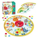 Szafari Roulette - Szín-Forma Egyeztető Társasjáték - 3 év+