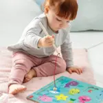 Montessori Mágneses Horgászjáték és Formaillesztő - 2 év+
