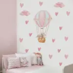Szíves Hőlégballon Falmatrica - Image 2