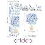 Kék Lepkés Falmatrica - Image 4