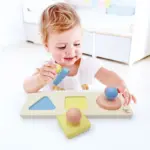 HAPE Montessori Tükrös Forma Puzzle - 10 hó+ - Image 2