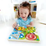 Hape Vezesd a helyére! - Mágneses íráselőkészítő - csigás - 24 hó+
