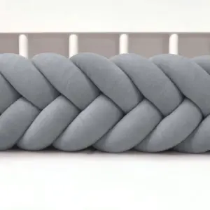 Prémium fonott rácsvédő - Sötétszürke, halszálka fonat