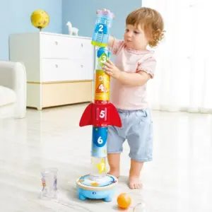 Hape Rakétakilövő - lebegő labdás toronyépítő - 24 hó+