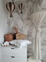 Hőlégballon dekoráció, barna