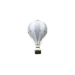 Hőlégballon dekoráció, halvány kék