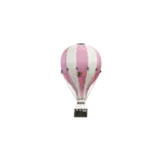 Hőlégballon dekoráció, rózsaszín