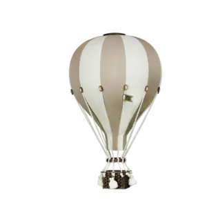 Hőlégballon dekoráció XXL, bézs