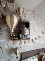 Hőlégballon dekoráció XXL, bézs