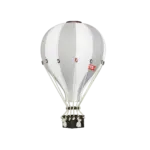 Hőlégballon dekoráció XXL, halvány szürke