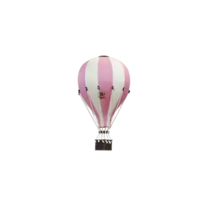 Hőlégballon dekoráció XXL, rózsaszín