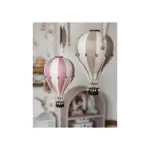Hőlégballon dekoráció XXL, rózsaszín
