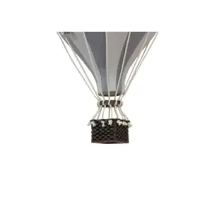 Hőlégballon dekoráció XXL, szürke