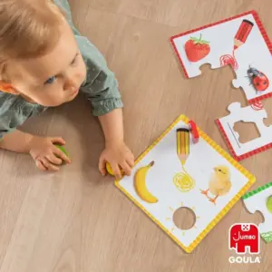 Ismerkedem a színekkel, GOULA puzzle 24 hó+